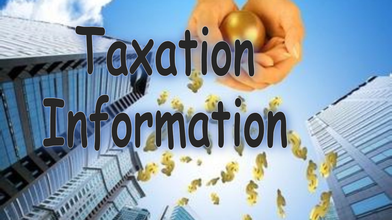 taxation information photo