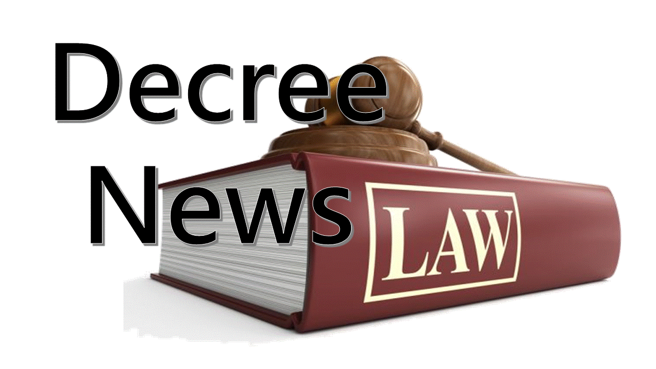 decree news